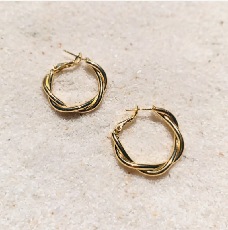 House of Au. + ORA Tainted Love Gold Filled Hoops