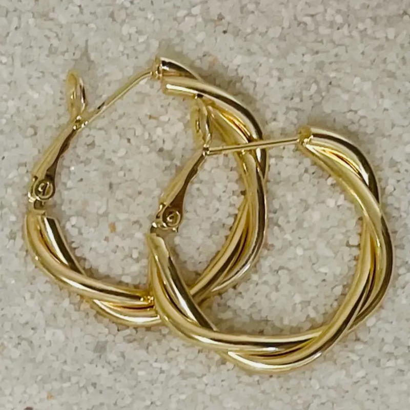 House of Au. + ORA Tainted Love Gold Filled Hoops