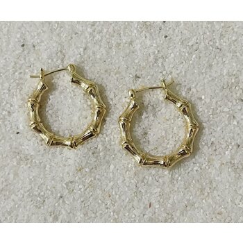 House of Au. + ORA Paradise 18k Gold Filled Hoop Earrings