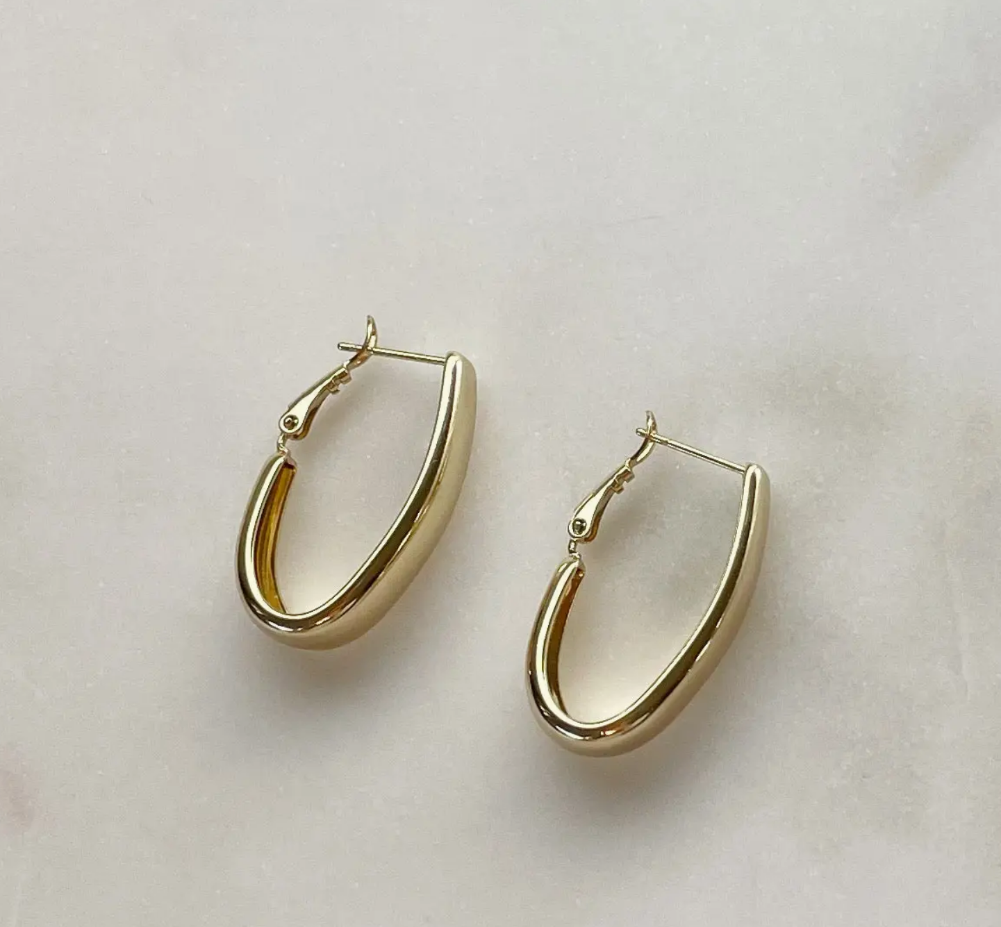 【HYERES LOR】24SS★ H-edition Castanets Oval Earrings HAZE EARRINGS – LE NORA