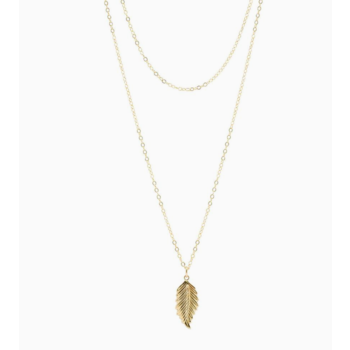 JoeLuc Feather Necklace