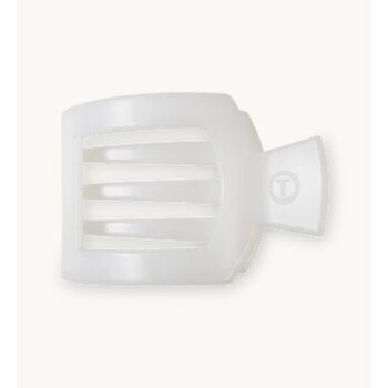 Coconut White Small Flat Square Clip