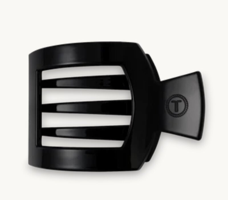 Jet Black Small Flat Square Clip