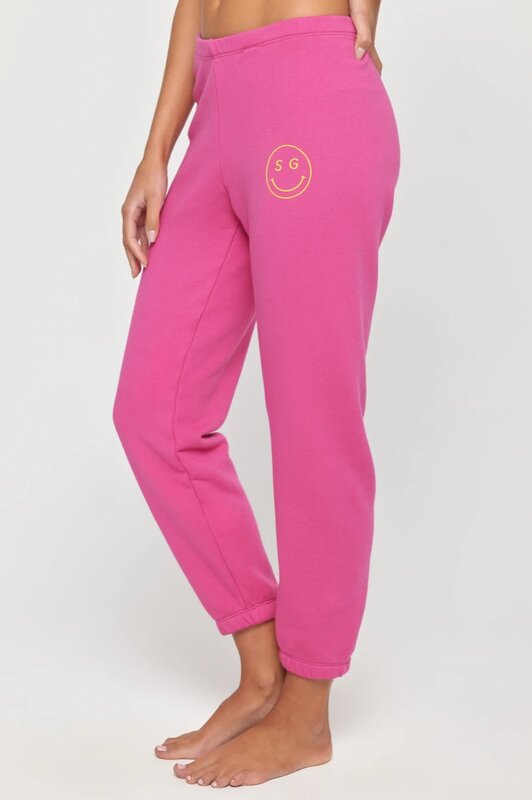 Spiritual Gangster Sun Smiley Luna Sweatpants