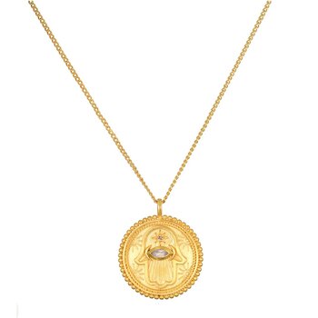 Satya Cradled In Positivity Hamas Necklace