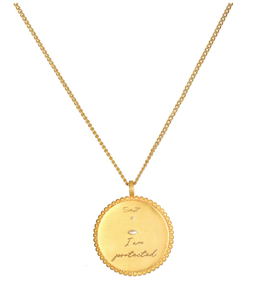 Satya Cradled In Positivity Hamas Necklace