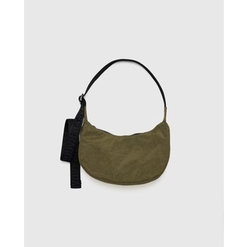 Small Nylon Crescent Bag Seaweed