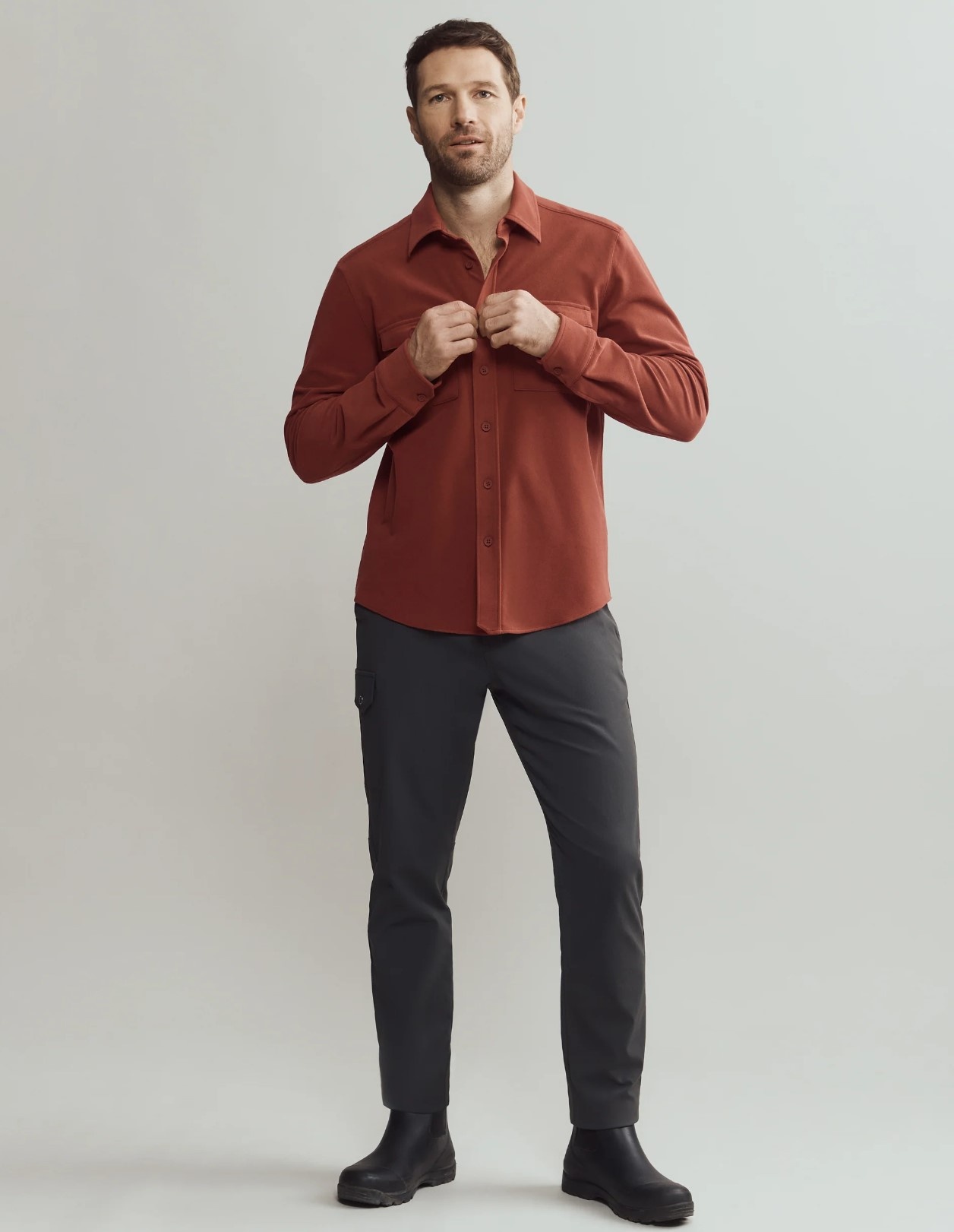 Rhone Stowaway Overshirt | Red's Threads - Red's Threads Rhone Stowaway Overshirt | Red's Threads - Red's Threads