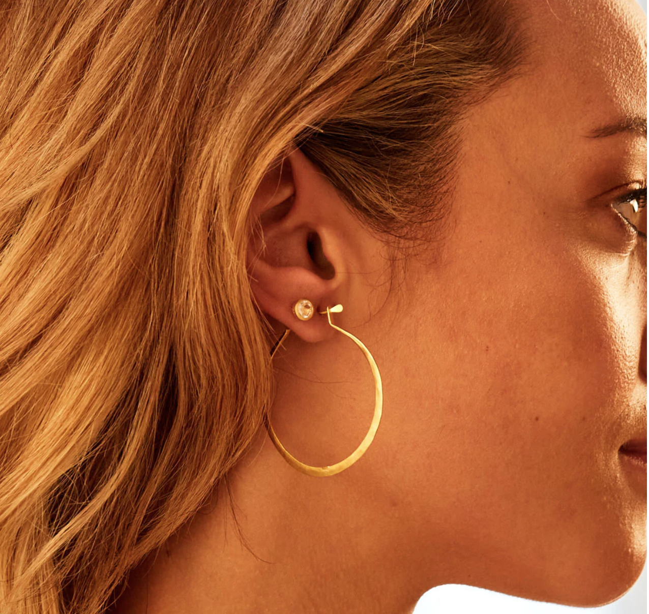 Satya Gold Hoop Earrings