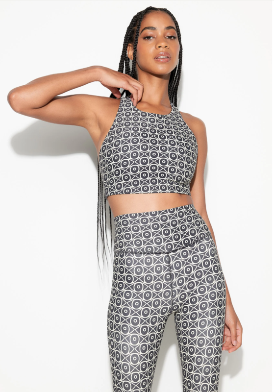 Spiritual Gangster Mystic Eye Laurel Longline Bra