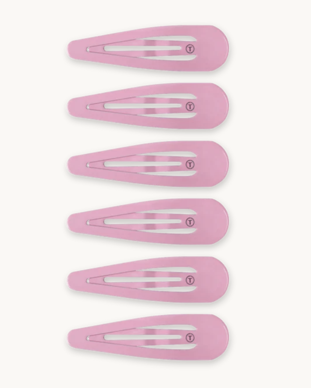 Teleties Pearly Pink Snap Clip