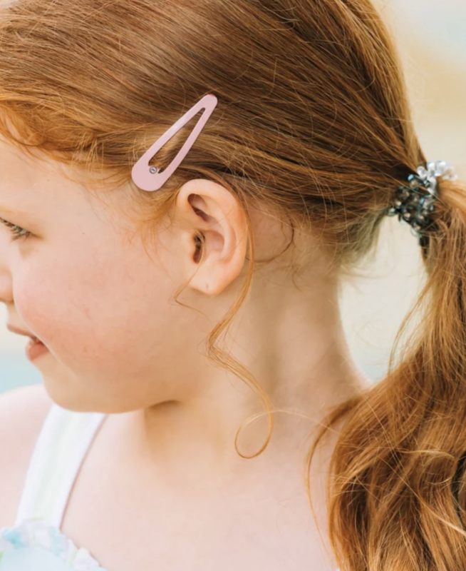 Teleties Pearly Pink Snap Clip