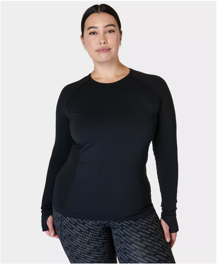 Sweaty Betty Athlete Seamless Workout Long Sleeve Top