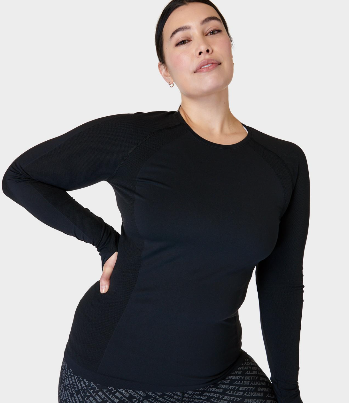 Sweaty Betty Athlete Seamless Workout Long Sleeve Top