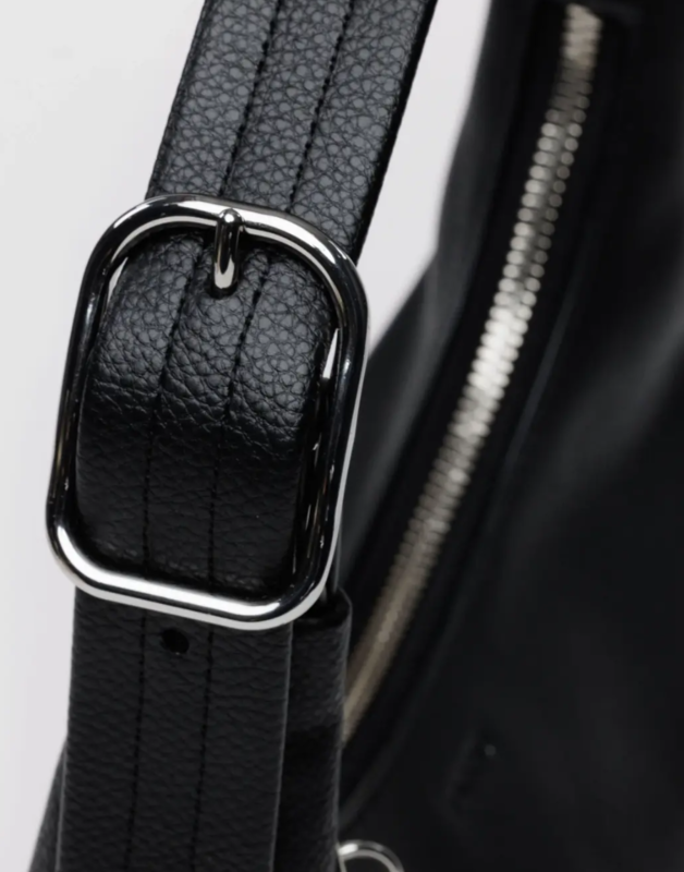 Mini Recycled Leather Shoulder Bag