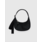 Small Recycled Leather Crescent Bag