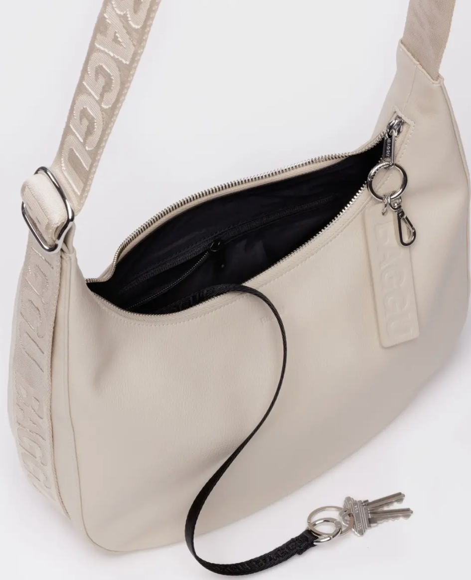 Baggu Medium Recycled Leather Crescent Bag