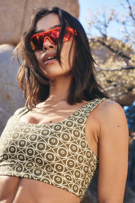 Spiritual Gangster Mystic Eye Delmar Longline Bra