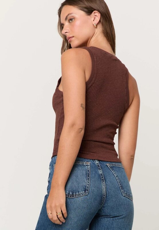 Project Social T Suki Scoop Neck Rib Tank