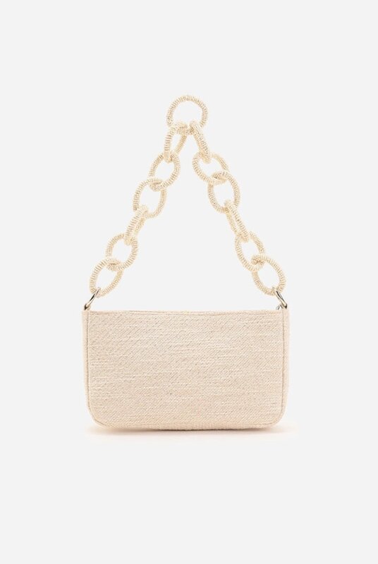 America & Beyond Shimmering Sands Embellished Shoulder Bag