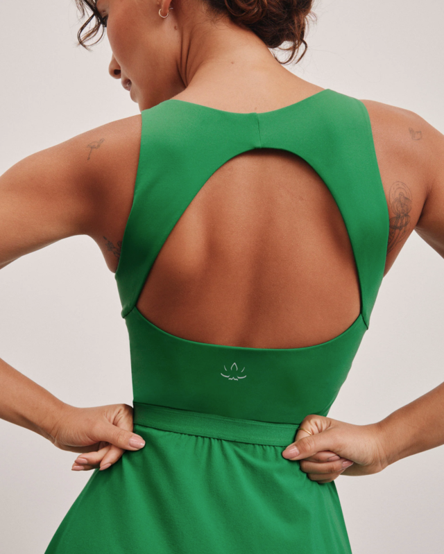 Beyond Yoga Score Pleated Dress