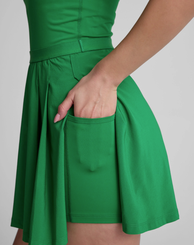 Beyond Yoga Score Pleated Dress