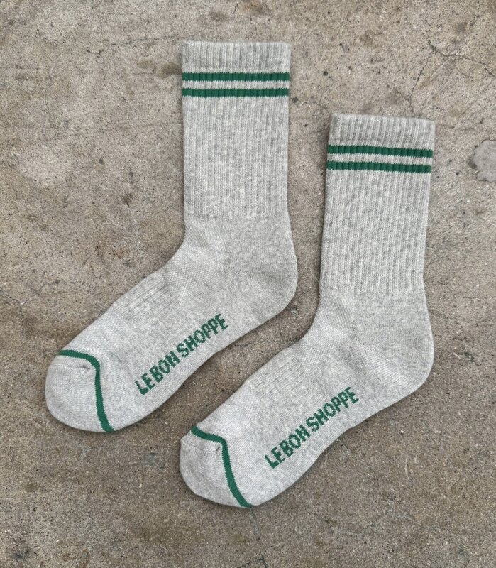 Le Bon Shoppe Boyfriend Socks Lt. Grey