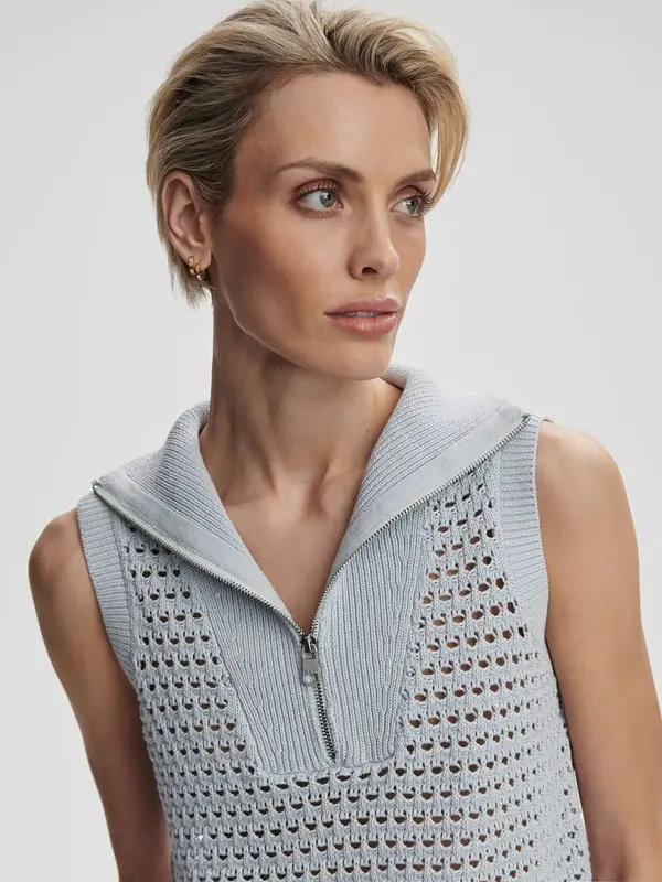 Varley Bains Half Zip Tank