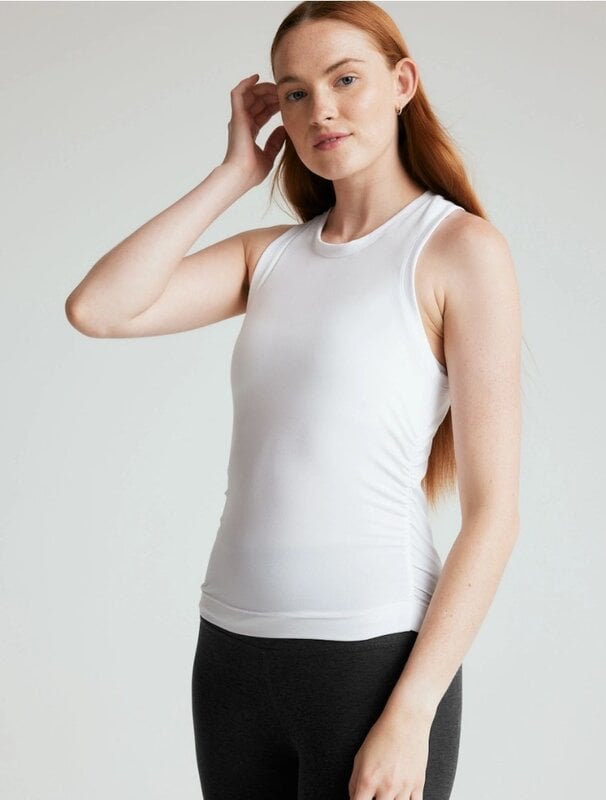 Beyond Yoga Featherweight Your Fit Shirred Tank