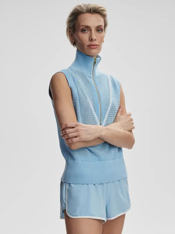 Varley Allena Half Zip Vest
