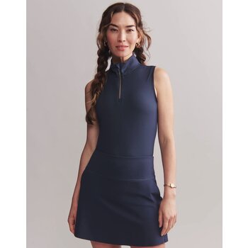 Rhone Course To Court Sleeveless Zip Polo