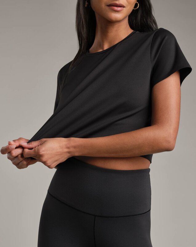 Rhone Serene Cropped Short Sleeve