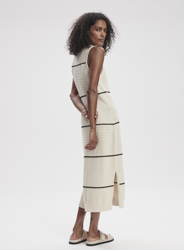 Varley Scott Scoop Neck Midi Dress