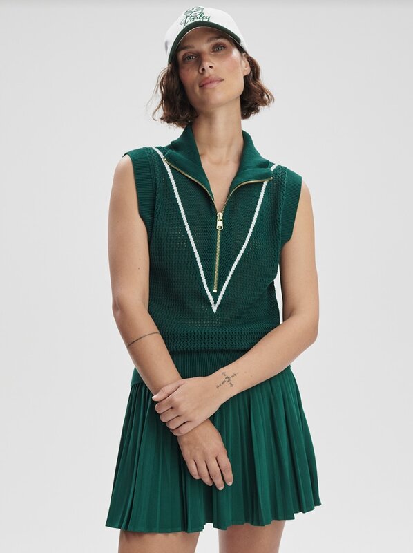 Varley Allena Half Zip Vest