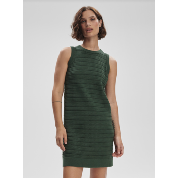 Varley Mindy Contrast Stitch Knit Dress