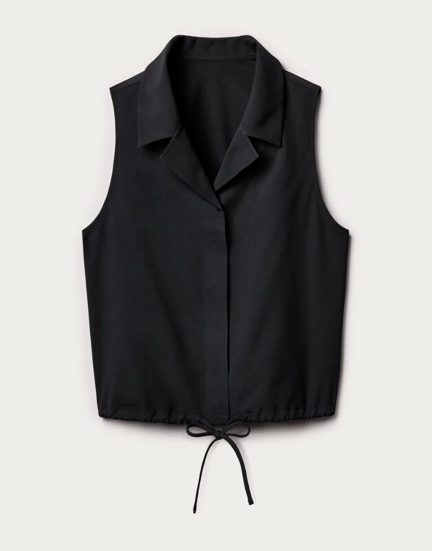 Rhone Mirage Sleeveless Notch Collar Blouse