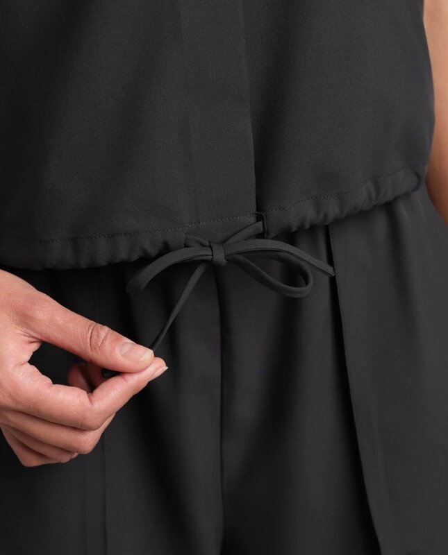 Rhone Mirage Sleeveless Notch Collar Blouse