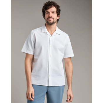 Rhone Commuter Seersucker Camp Collar Shirt