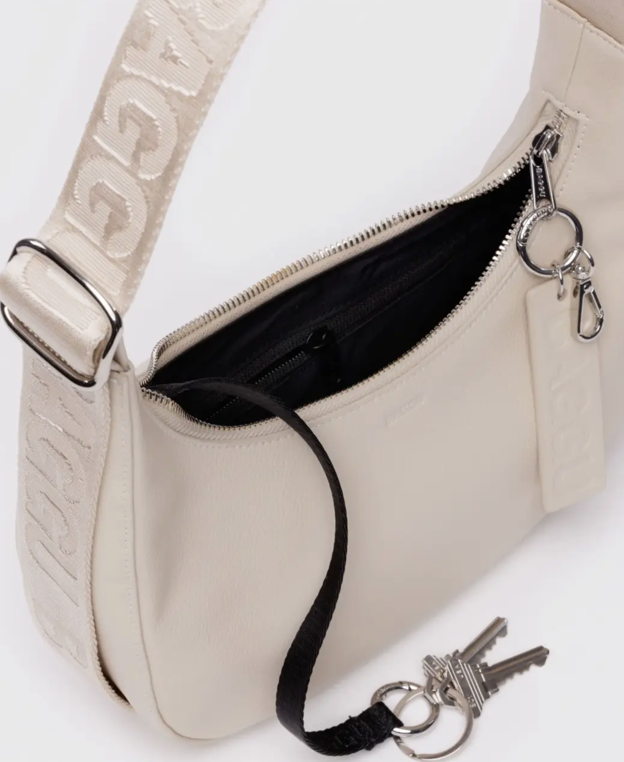 Baggu Recycled Leather Crescent Bag