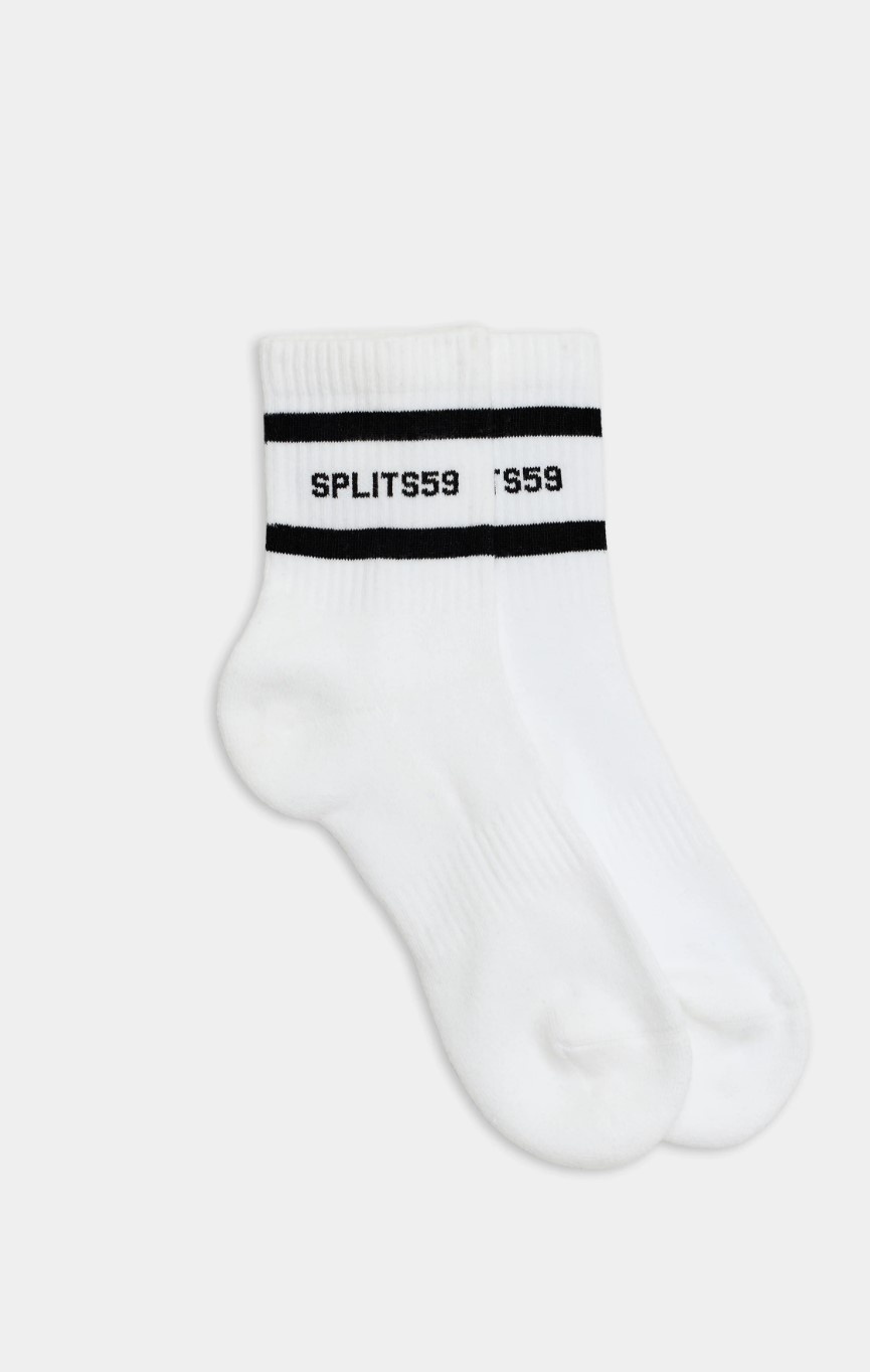Splits59 Logo Stripe Quarter Socks