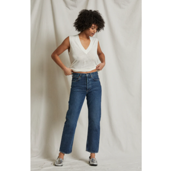 Perfectwhitetee Lucy Sleeveless V-Neck