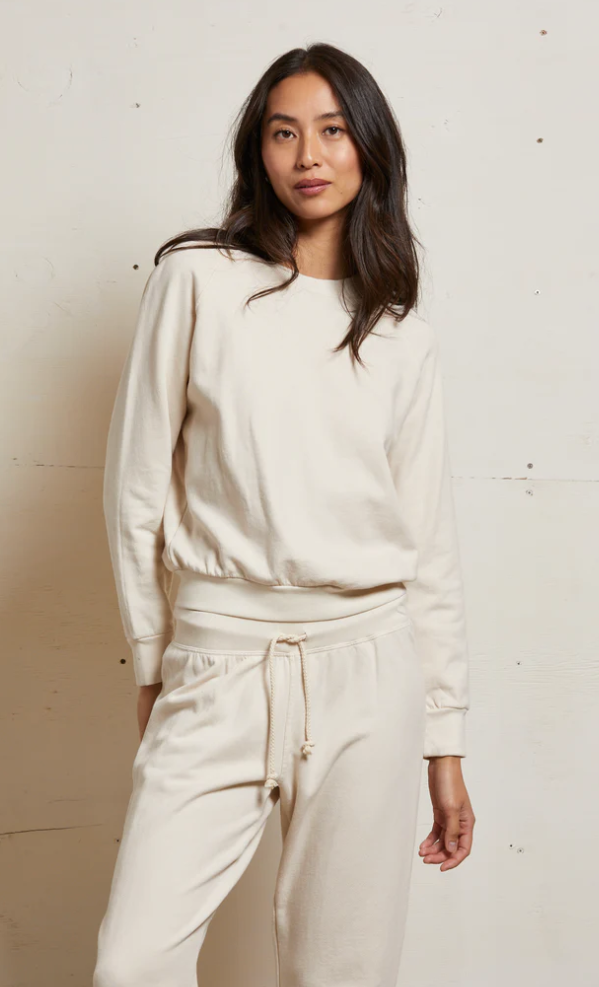 Perfectwhitetee Palmer Raglan Crew