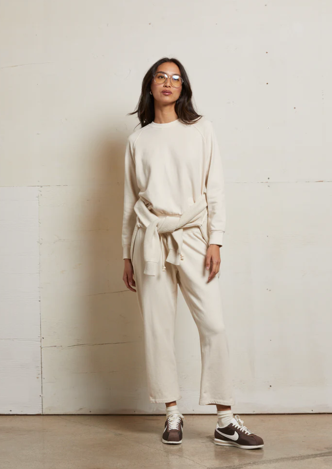 Perfectwhitetee Palmer Raglan Crew