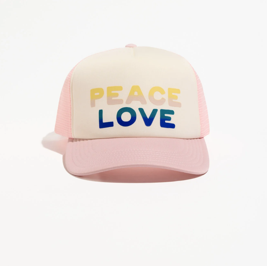 Spiritual Gangster Peace Love Trucker Hat
