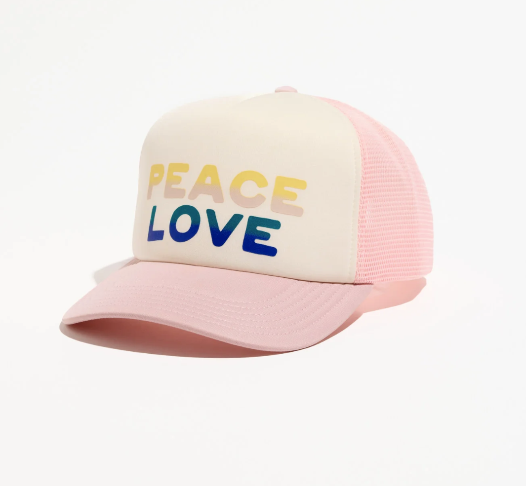 Spiritual Gangster Peace Love Trucker Hat