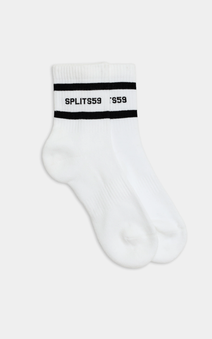 Splits59 Logo Stripe Quarter Socks
