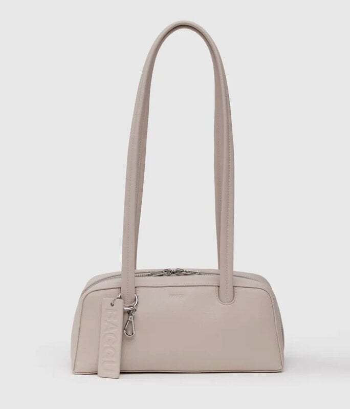 Baggu Small Recycled Leather Bowler Bag