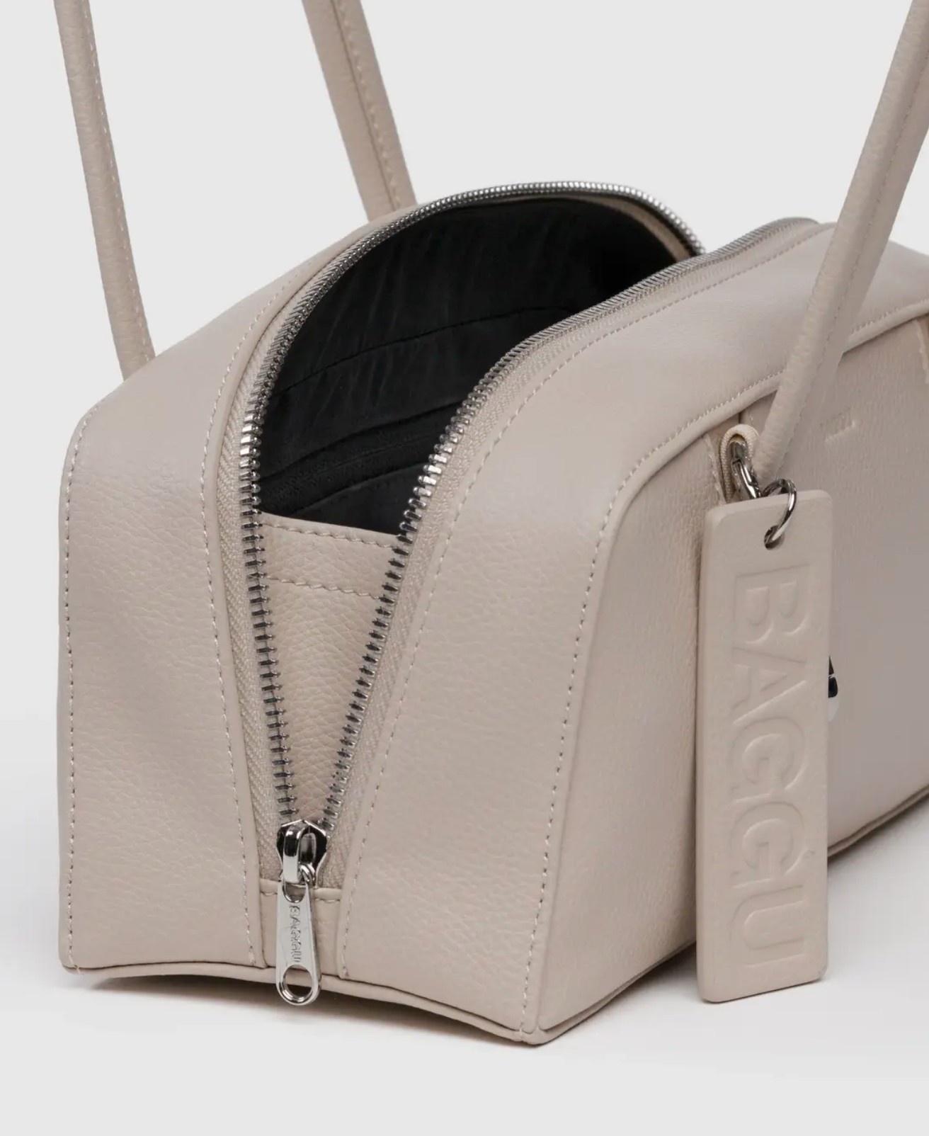 Baggu Small Recycled Leather Bowler Bag