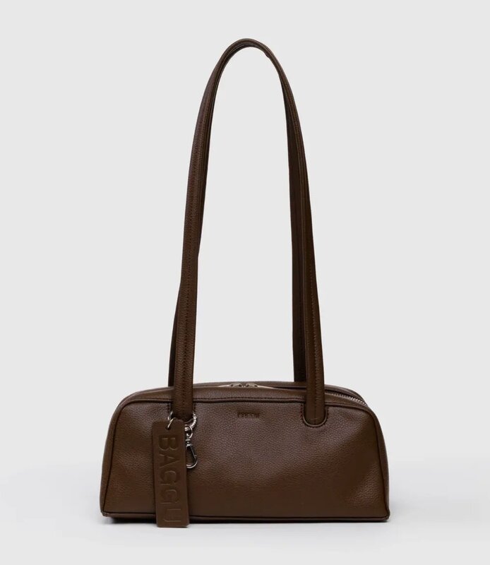 Baggu Small Recycled Leather Bowler Bag