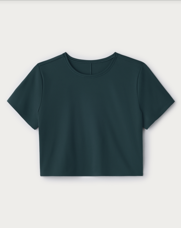Serene Cropped Short Sleeve